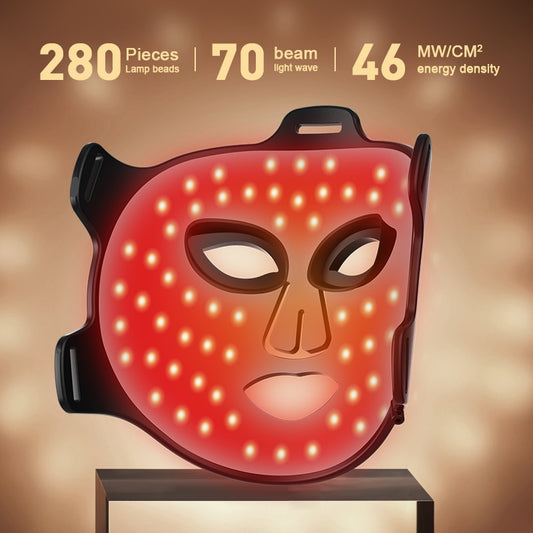 Red Led Light Therapy Infrared Face Mask